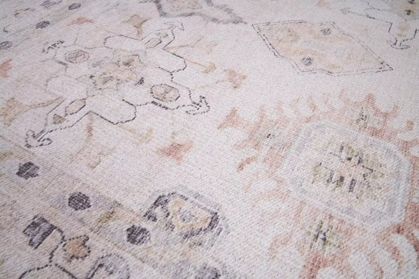 Covor Aman Beige – Aspect vintage și întreținere simplă