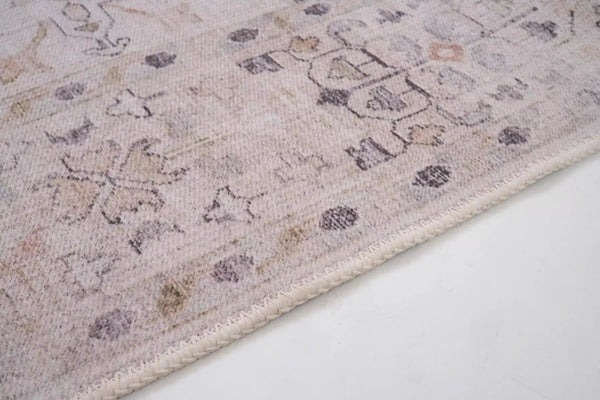 Covor Aman Beige – Aspect vintage și întreținere simplă