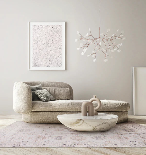 Covor Aman Beige – Aspect vintage și întreținere simplă