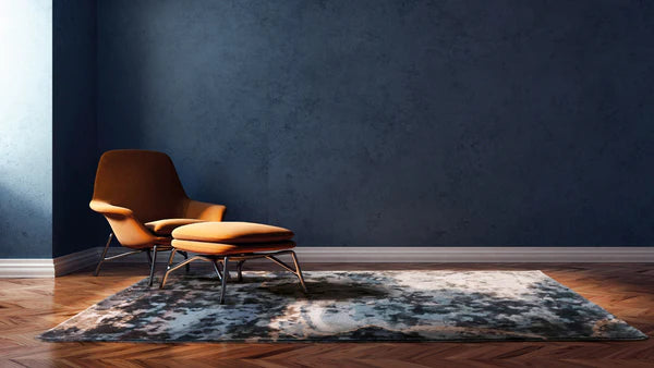 Escape Blue – Covor handmade elegant