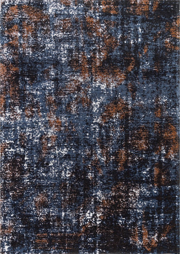 Flame Rusty Blue – Covor Magic Home cu pattern vibrant în tonuri calde
