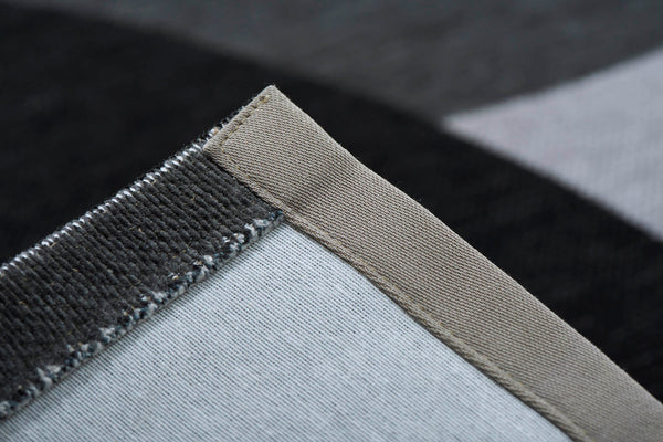 Covor Rene Grey – design grafic & ușor de întreținut