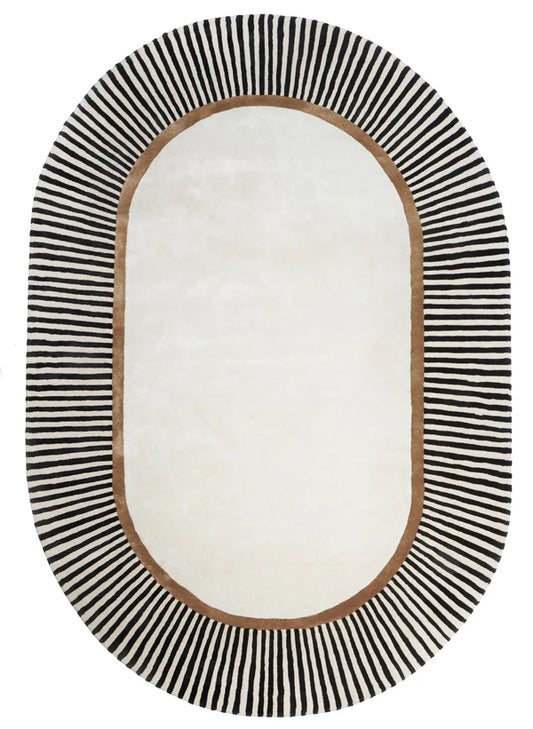 Amber Beige – Covor handmade elegant