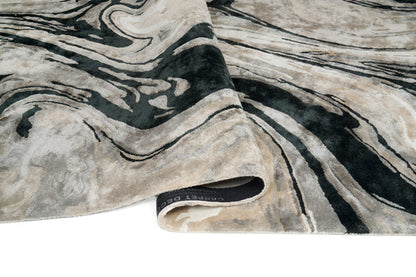 Blur Black – Covor handmade elegant