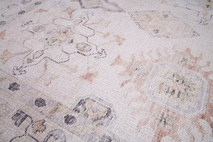 Covor Aman Beige – Aspect vintage și întreținere simplă