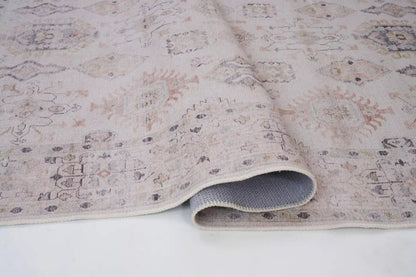 Covor Aman Beige – Aspect vintage și întreținere simplă