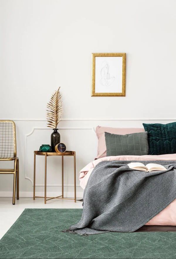Covor Bali Dusty Green – tehnologie Magic Home, floral & ușor de întreținut