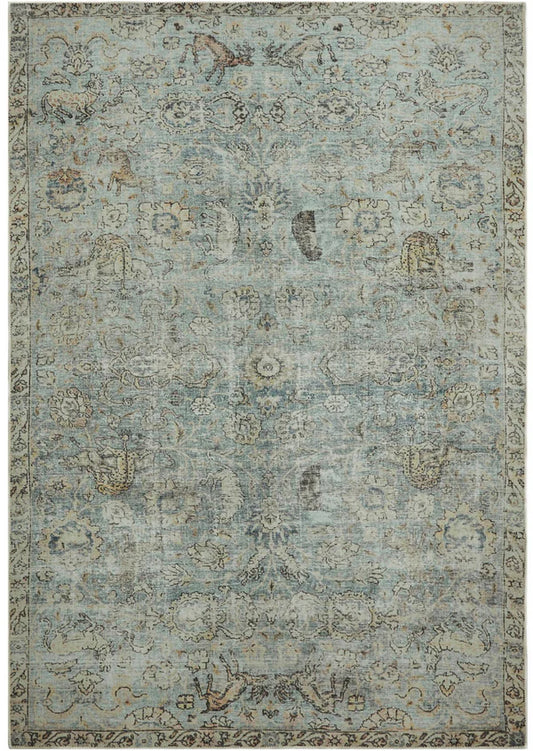 Covor Boho Mint – design vintage cu accente fresh