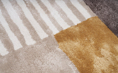 Retro Yellow – Covor handmade vibrant