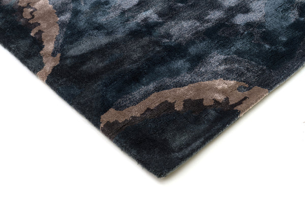 Escape Blue – Covor handmade elegant
