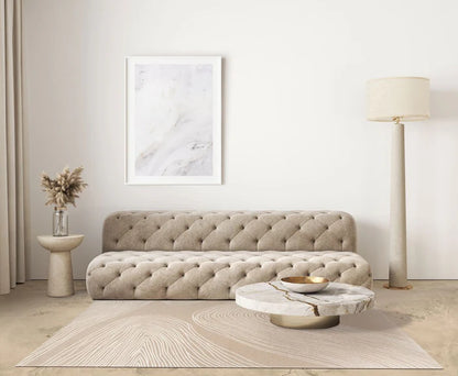 Covor Etna Beige – tonuri neutre și întreținere fără efort