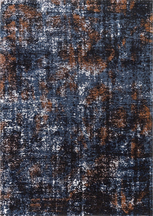 Flame Rusty Blue – Covor Magic Home cu pattern vibrant în tonuri calde