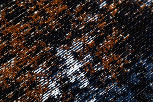 Flame Rusty Blue – Covor Magic Home cu pattern vibrant în tonuri calde