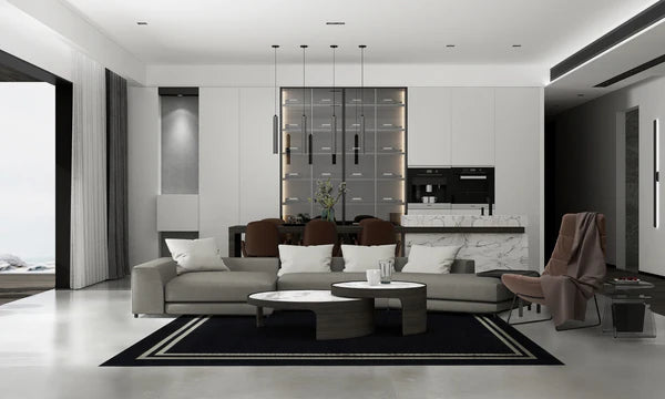 Form Dark – Covor Art Deco geometric elegant