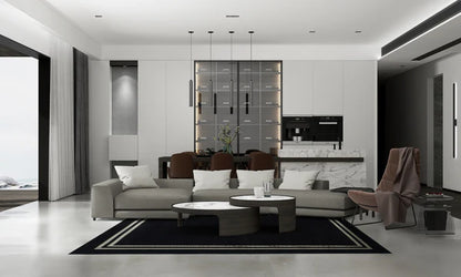 Form Dark – Covor Art Deco geometric elegant