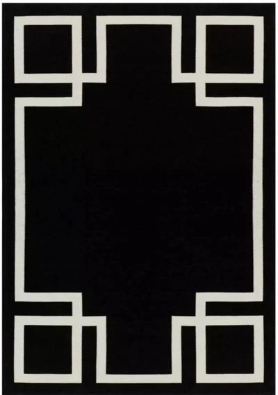 Hampton Black – Covor Art Deco, contrast elegant și întreținere facilă