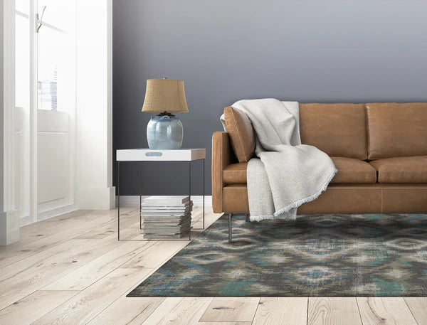 Harput Lagoon – Covor Magic Home cu model geometric albastru-gri