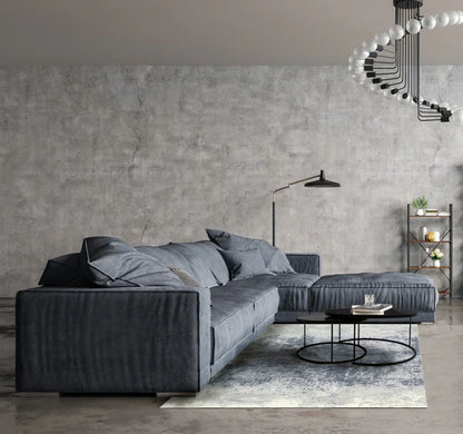 Covor Illusion Blue Gray – degradé elegant & curățare facilă