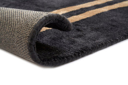 Imperial Black – Covor handmade elegant