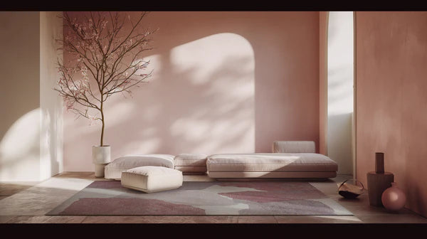 Covor Lila Rosa – atmosferă artistică și întreținere facilă