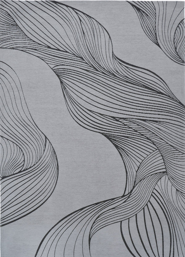 Covor Lipari Gray – design grafic elegant, curățare simplă