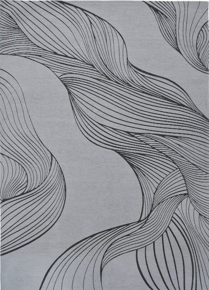 Covor Lipari Gray – design grafic elegant, curățare simplă