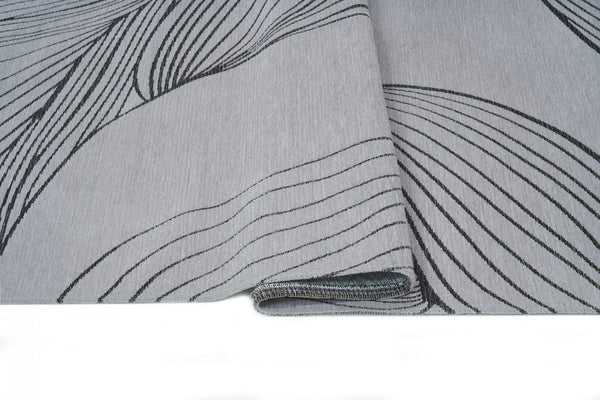 Covor Lipari Gray – design grafic elegant, curățare simplă