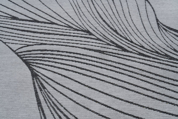 Covor Lipari Gray – design grafic elegant, curățare simplă