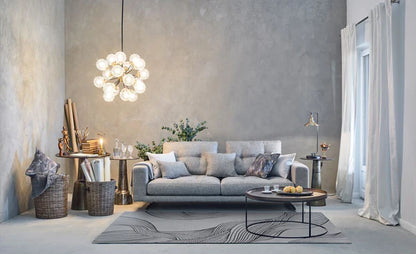Covor Lipari Gray – design grafic elegant, curățare simplă