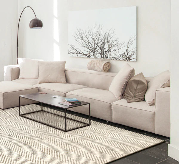 Covor Luno Cold Beige – textură fină, nuanță caldă și design discret