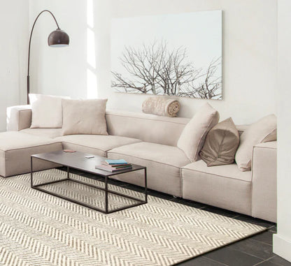 Covor Luno Cold Beige – textură fină, nuanță caldă și design discret