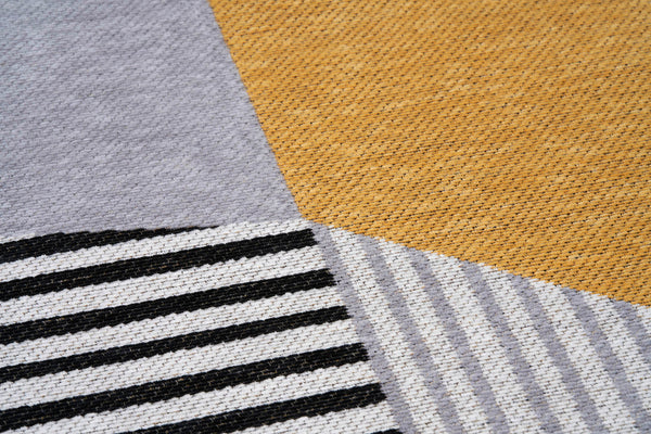 Covor Metropolis Yellow – culori calde și elegante, întreținere ușoară