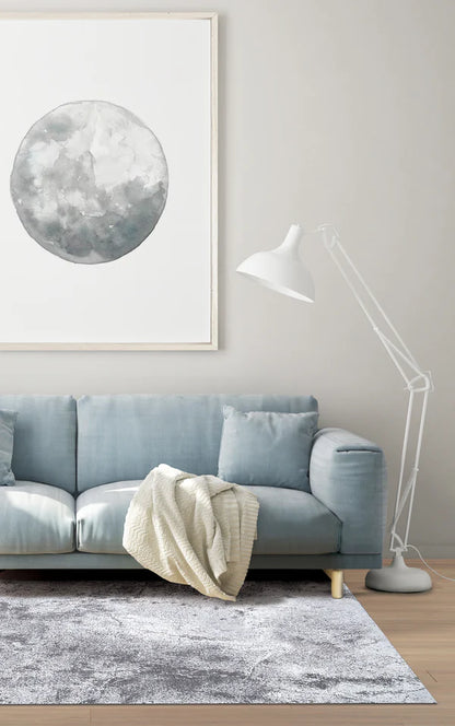 Covor Moon Light Gray – Magic Home, design lunar & ușor de întreținut