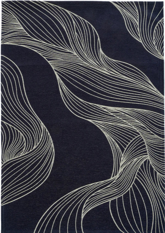 Neptun Blue – Covor Art Deco, geometric & ușor de întreținut