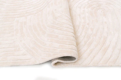 Nevicare – Covor handmade elegant din lână premium