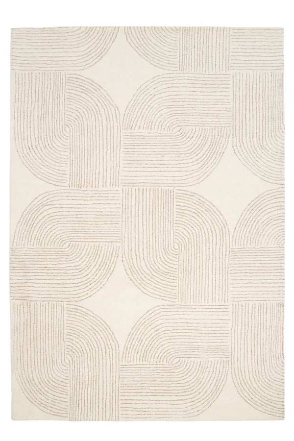 Ornate Beige – covor handmade elegant
