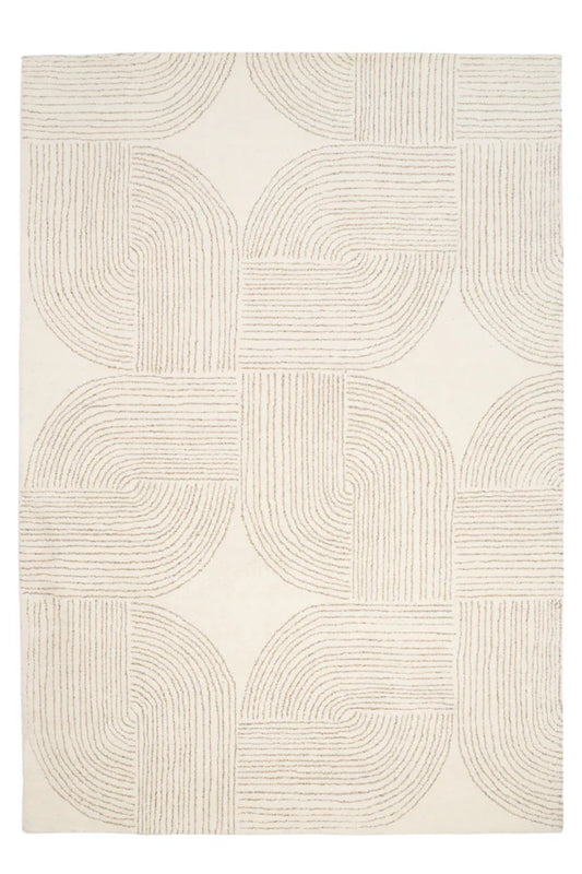Ornate Beige – covor handmade elegant