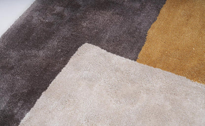 Retro Yellow – Covor handmade vibrant