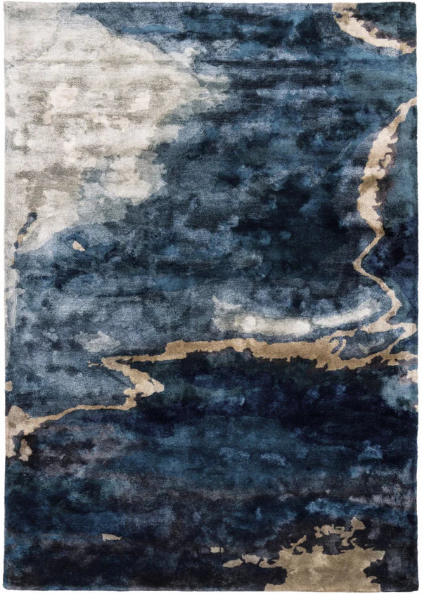Escape Blue – Covor handmade elegant