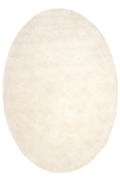 Sierra Ivory Oval – Covor handmade elegant
