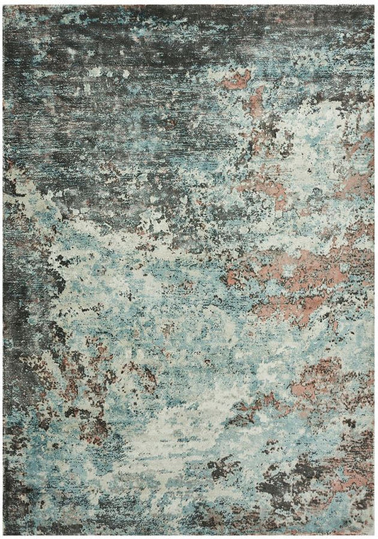 Sintra Teal Peach – Covor handmade elegant