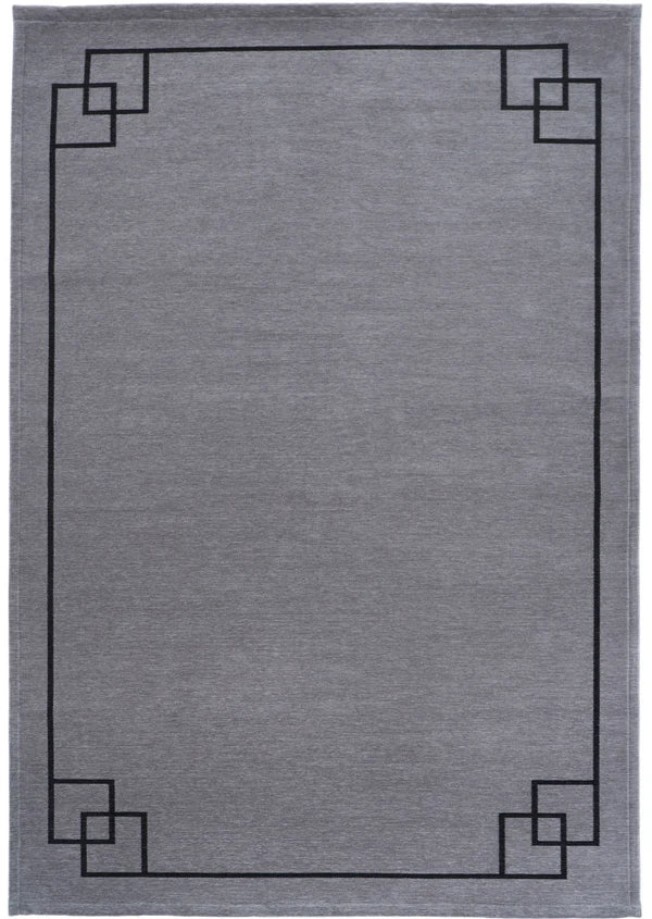 Soho Gray – Covor Art Deco cu design geometric modern