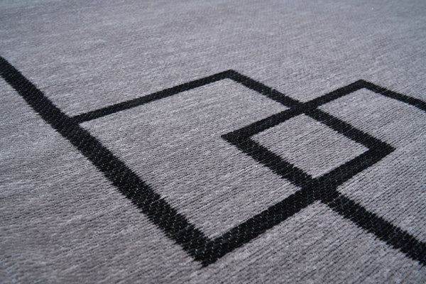 Soho Gray – Covor Art Deco cu design geometric modern